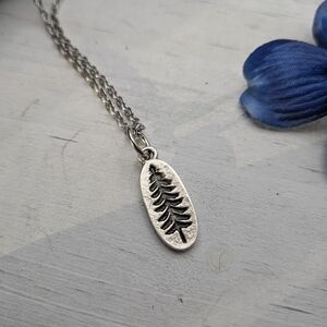 Elegant Silver Tree Necklace